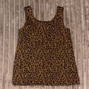 🦒 Old Navy 6-12M Girls’ Giraffe Print Sleeveless Leopard Tank Top Cute & Comfy